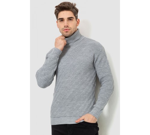 Гольф мужской, цвет светло-серый, 161R696