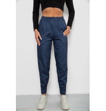 Штани жіночі на тонкому флісі, колір джинс, 257R727