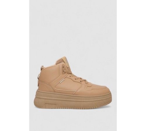 Кросівки жіночі зимові на хутрі, колір бежевий, 248RAM09