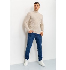 Свитер-гольф мужской, цвет светло-бежевый, 161R892