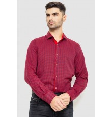 Рубашка мужская в клеку байковая, цвет красно-синий, 214R99-33-022
