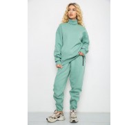 Спортивний костюм жіночий на флісі, колір оливковий, 102R7723