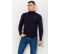 Свитер-гольф мужской, цвет темно-синий, 161R892