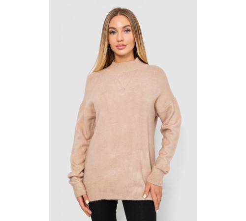 Светр жіночий вовняний, колір бежевий, 244R0390