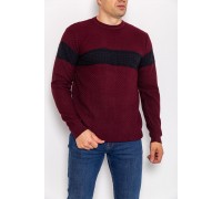 Свитер мужской, цвет бордовый, 161R730