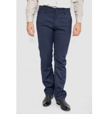 Брюки мужские классические, цвет темно-синий, 244RFH307-2