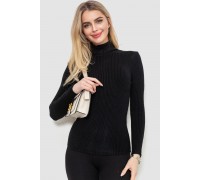 Гольф женский однотонный, цвет черный, 244R001