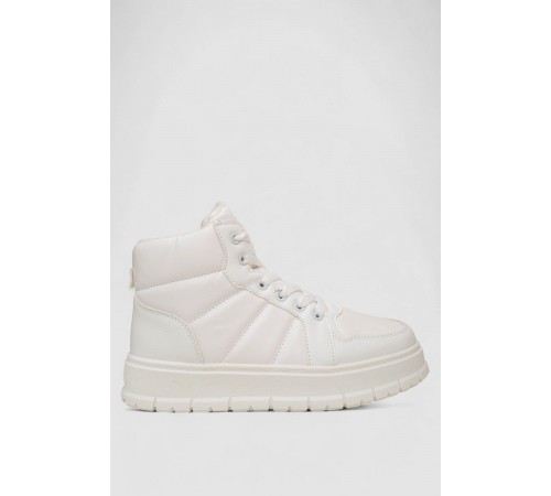 Кросівки жіночі зимові на хутрі, колір білий, 248RMB02