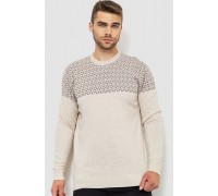 Свитер мужской, цвет светло-бежевый, 161R898