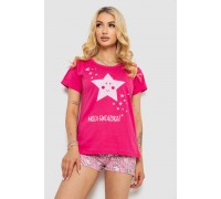 Пижама женская, цвет малиновый, 243R50713