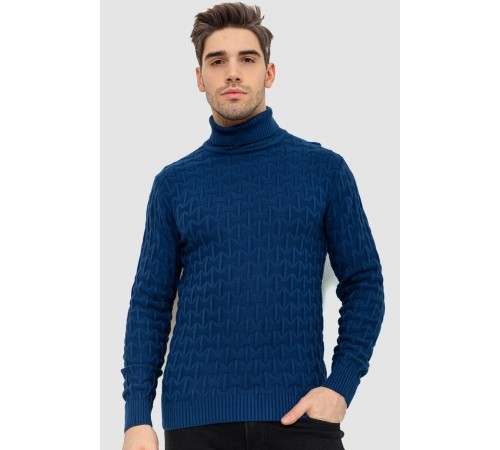 Гольф-свитер мужской, цвет синий, 161R619