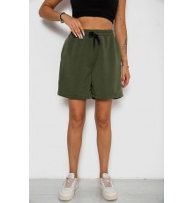 Шорти жіночі з принтом, колір хакі, 238R130