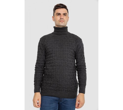 Гольф-свитер мужской, цвет грифельный, 161R619