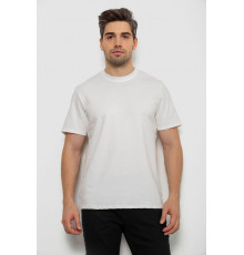 Футболка мужская однотонная, цвет молочный, 238R155