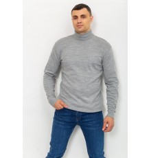Свитер мужской однотонный, цвет серый, 161R1770