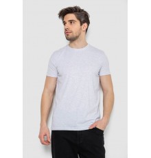 Футболка мужская однотонная базовая, цвет светло-серый, 244R2410