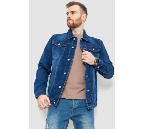 Джинсовая куртка мужcкая, цвет синий, 157R0110