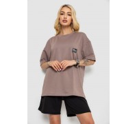 Костюм женский повседневный, цвет мокко, 241R5004-1