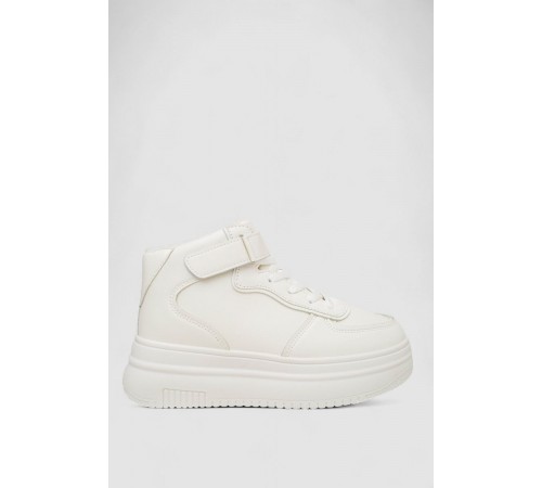 Кросівки жіночі зимові на хутрі, колір білий, 248RAM03