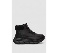 Кроссовки женские зимние на меху, цвет черный, 248RCX657