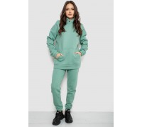 Спортивный костюм женский на флисе, цвет оливковый, 102R7711