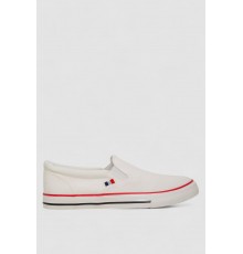 Кеди з тканини, колір білий, 248RLX02