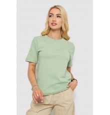 Футболка жіноча однотонна, колір оливковий, 241R1800