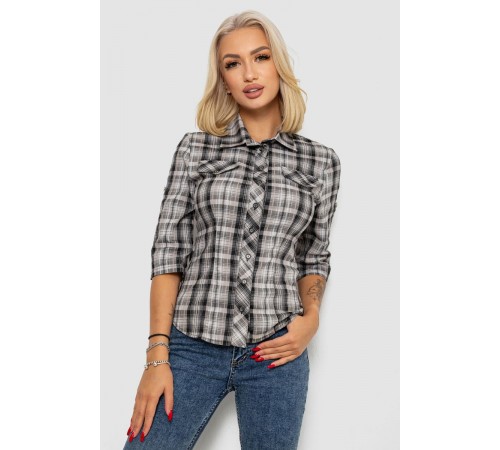 Сорочка жіноча, колір сірий, 230R063-25