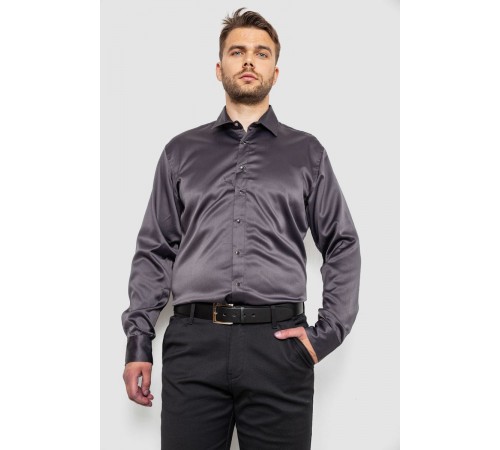 Рубашка мужская, цвет серый, 214R3061