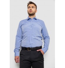 Рубашка мужская однотонная, цвет джинс, 214R815