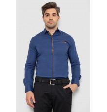 Сорочка чоловіча, колір синій, 214R7009-1