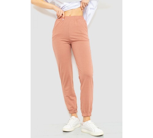 Спорт штани жіночі, колір пудровий, 131R160633