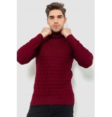 Гольф-свитер мужской, цвет бордовый, 161R619