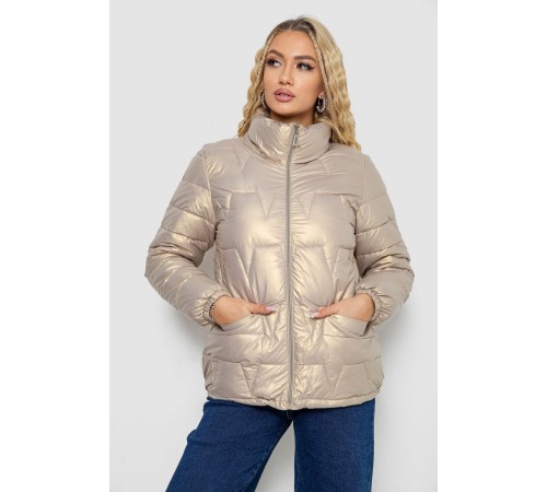 Куртка жіноча демісезонна, колір бежевий, 243R005