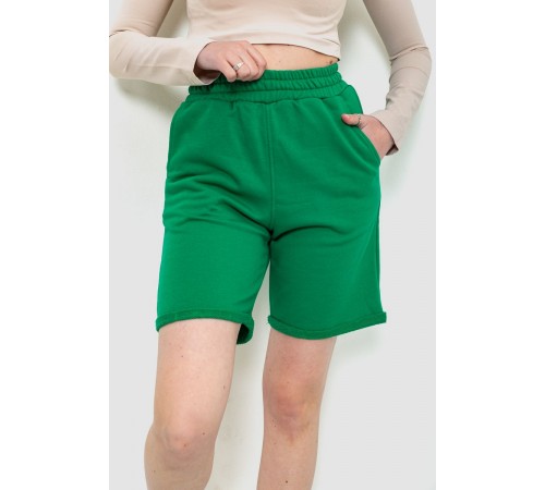 Шорти жіночі, колір зелений, 102R7721