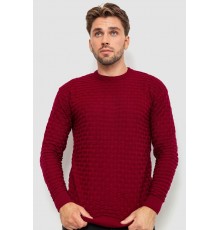 Свитер мужской, цвет бордовый, 161R882