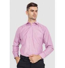 Рубашка мужская классическая, цвет светло-сиреневый, 244R331