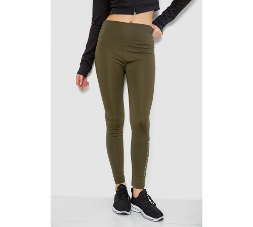 Лосини утеплені, колір хакі, 243R051-3