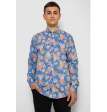 Рубашка мужская с принтом, цвет разноцвет , 214R2025