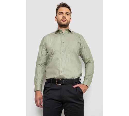 Рубашка мужская, цвет оливковый, 244R881