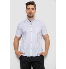Рубашка мужская однотонная, цвет белый, 214R7003-5