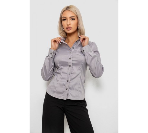 Сорочка класична в смужку, колір сірий, 230R644