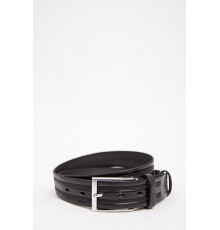 Мужской ремень с классической пряжкой, черного цвета, 196R35Y1W5-1