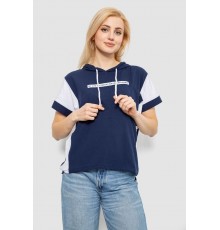 Футболка жіноча з принтом, колір синій, 244R2311-5