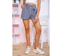 Жіночі шорти, в синьо-білу смужку, 172R009-1