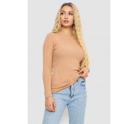 Кофта жіноча однотонна 244R2031-2, колір Бежевий