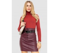 Гольф жіночий однотонний, колір темно-кораловий, 204R043