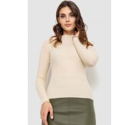 Гольф женский однотонный, цвет светло-бежевый, 204R016