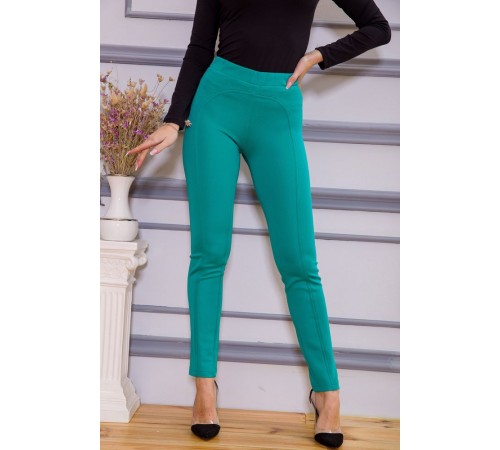 Однотонні жіночі лосини, зеленого кольору, 167R741