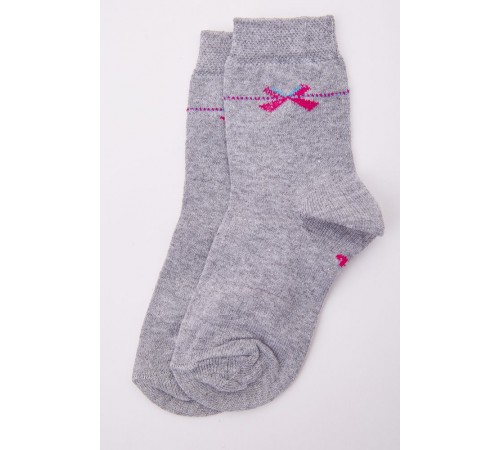 Дитячі шкарпетки для дівчаток, сірого кольору, 167R620